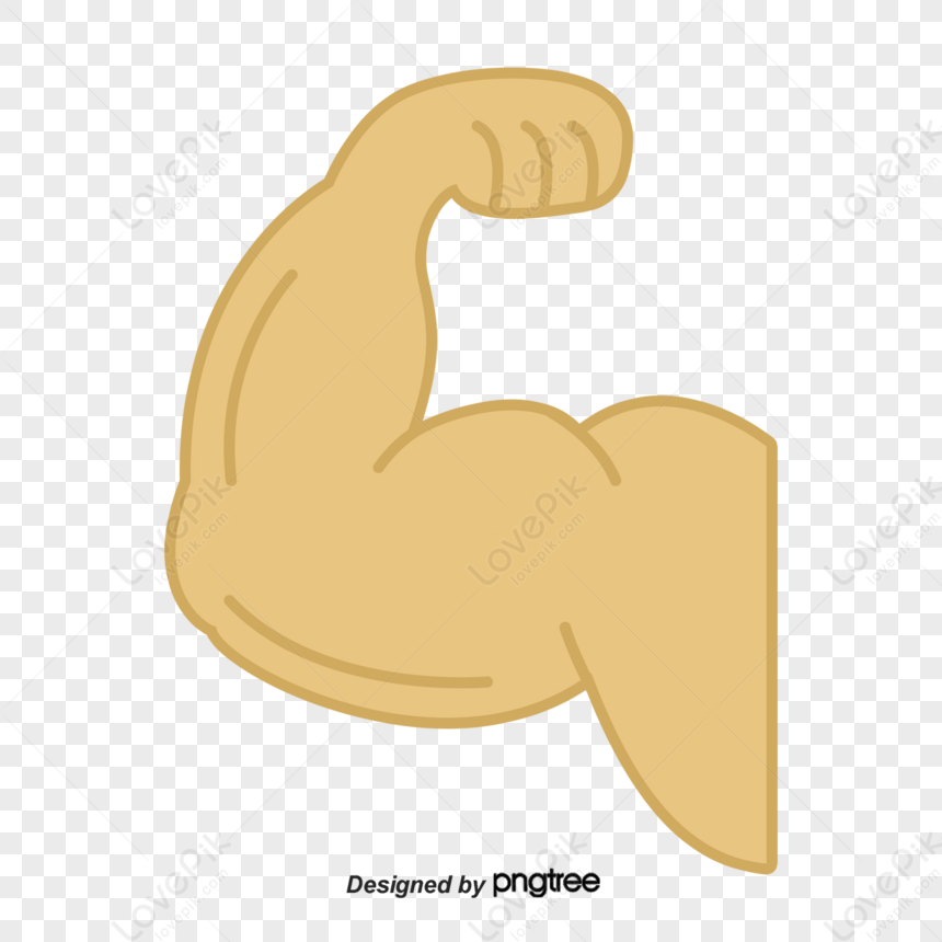 Strong Arm Muscles,cartoon Flattening,bodybuilding,arms PNG Hd ...