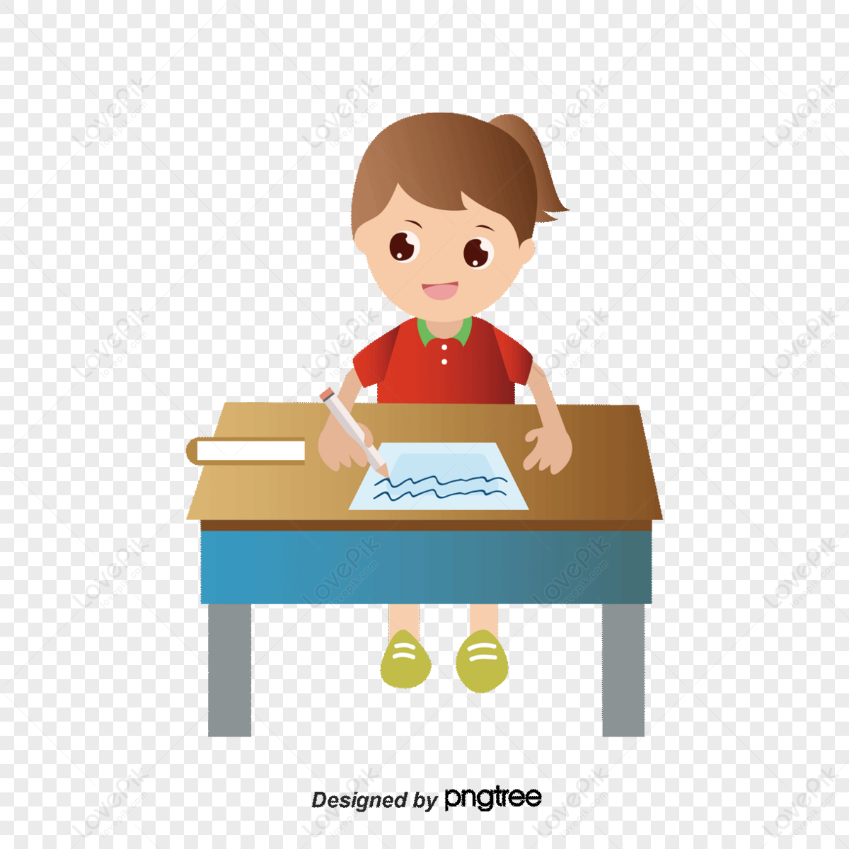 Students Who Are Taking Exams PNG Images With Transparent Background ...