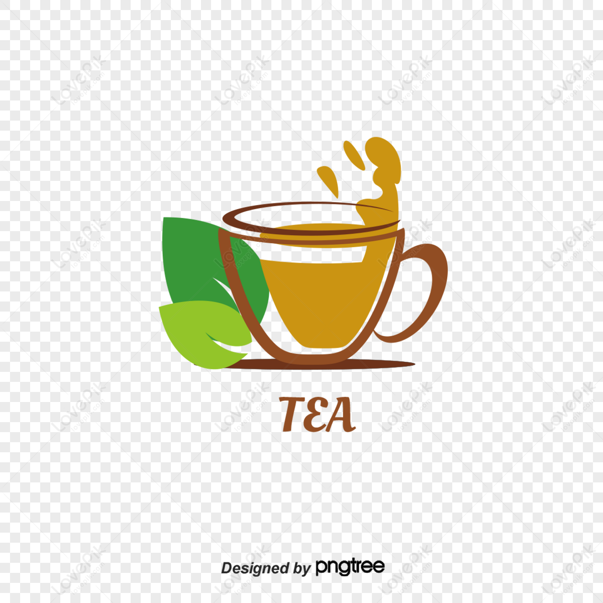 Tea cup logo stock vector. Illustration of design, beverage - 118466847