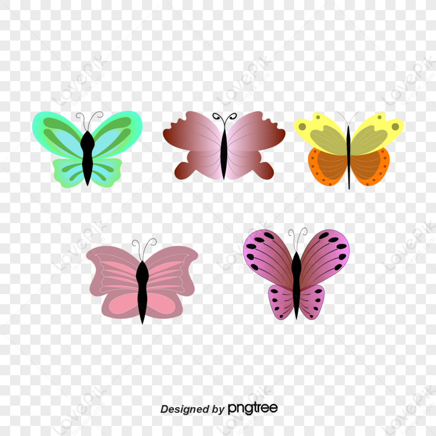 papillon volant clipart