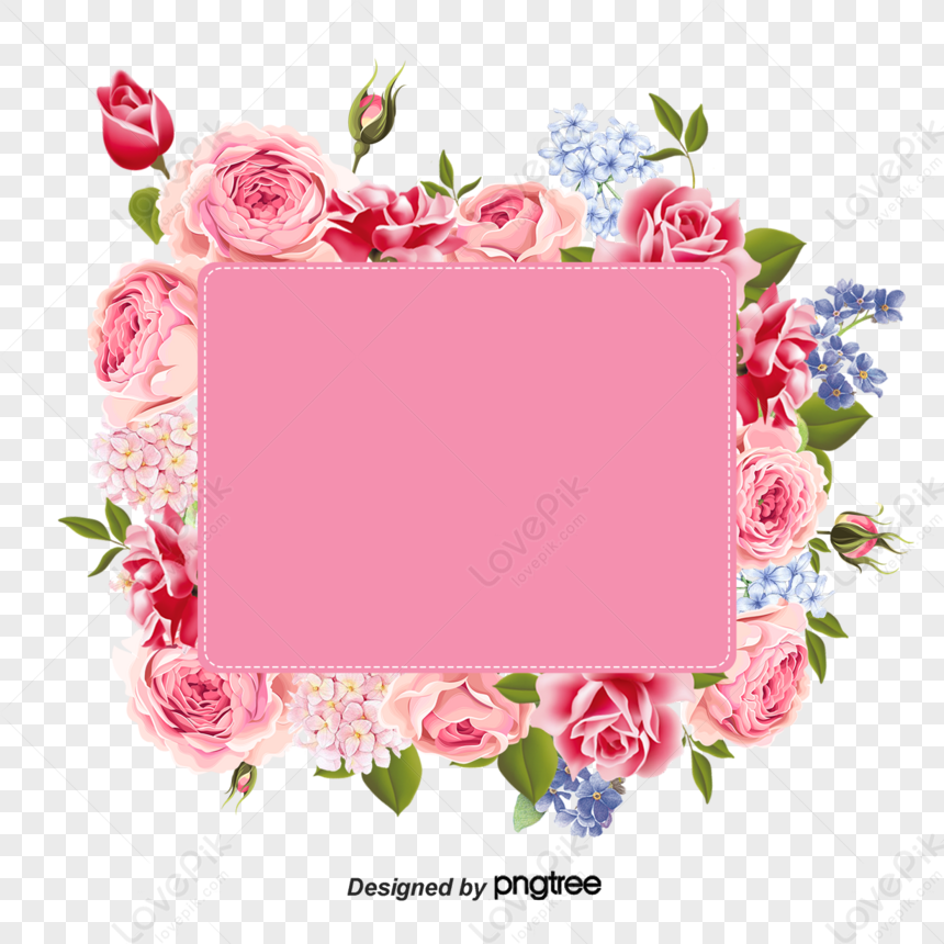 Plano De Fundo De Vetor De Flores,fronteira,jardim,cartão Postal