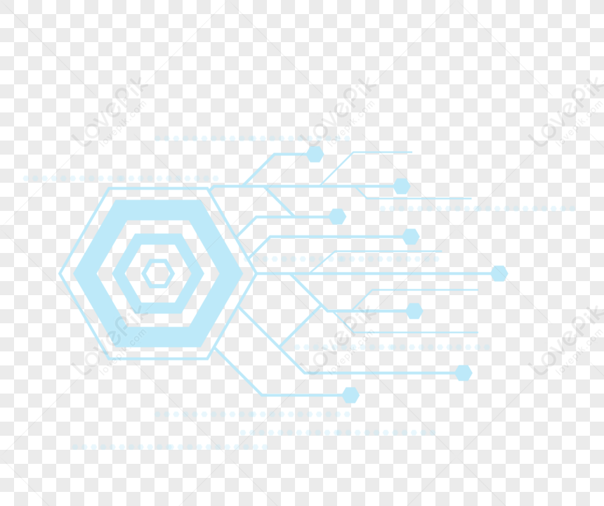 Vector Graphics Technology Molecules,connection,hexagon,technical PNG ...