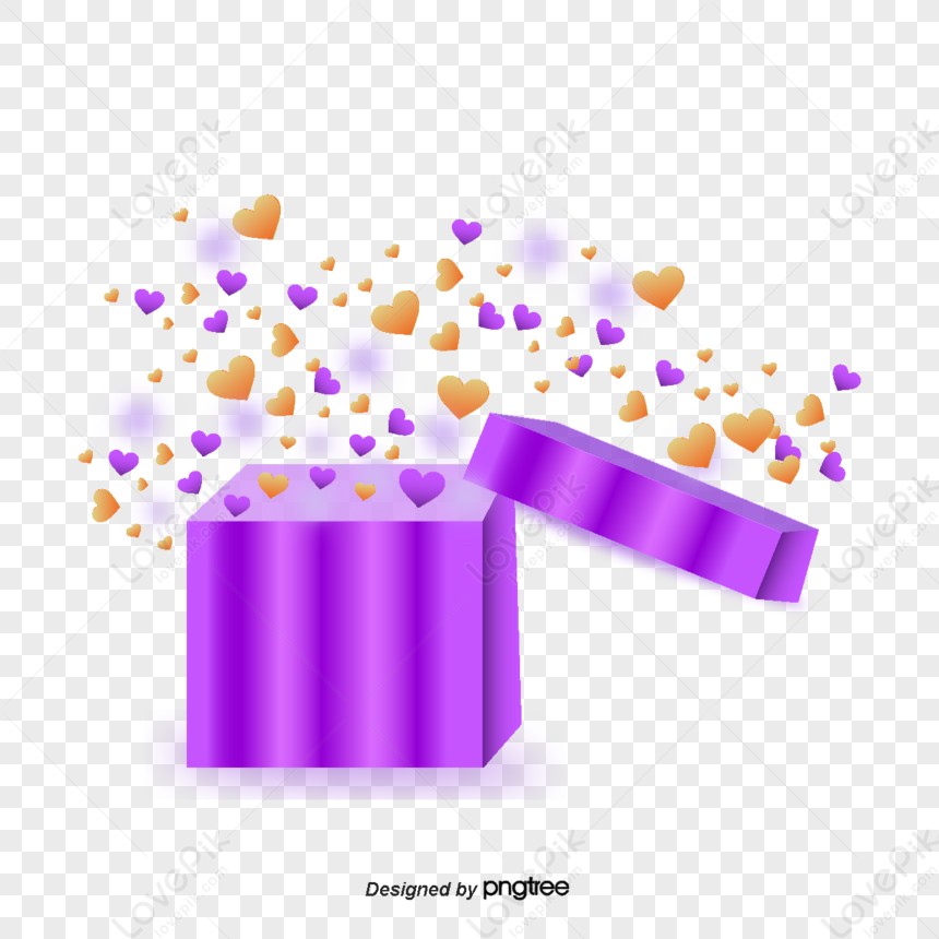 abrir caja de regalo png