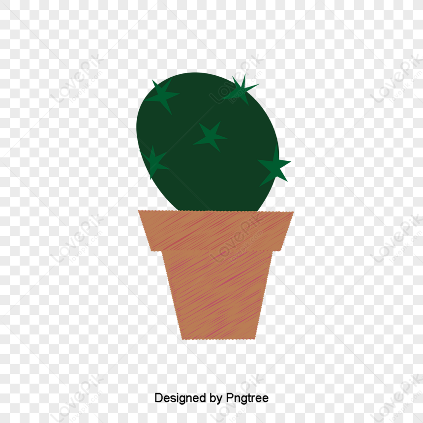 Cartoon Cactus PNG Images, Cartoon Clipart, Hand Painted, Cactus PNG  Transparent Background - Pngtree