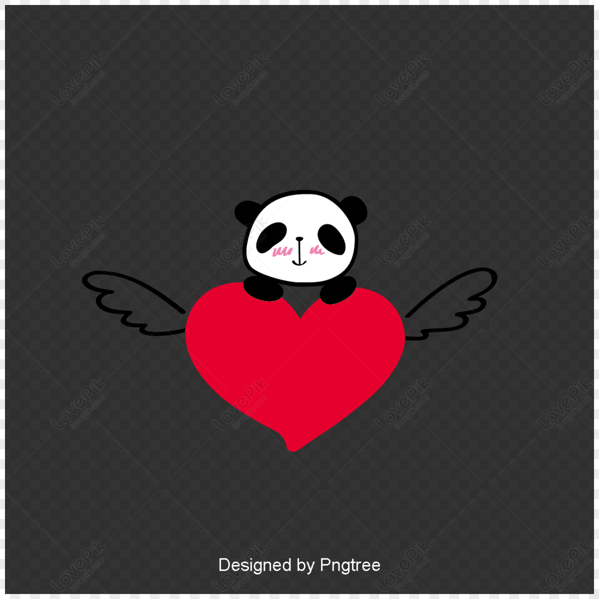 Cute Expression Cartoon Panda 14500156 PNG