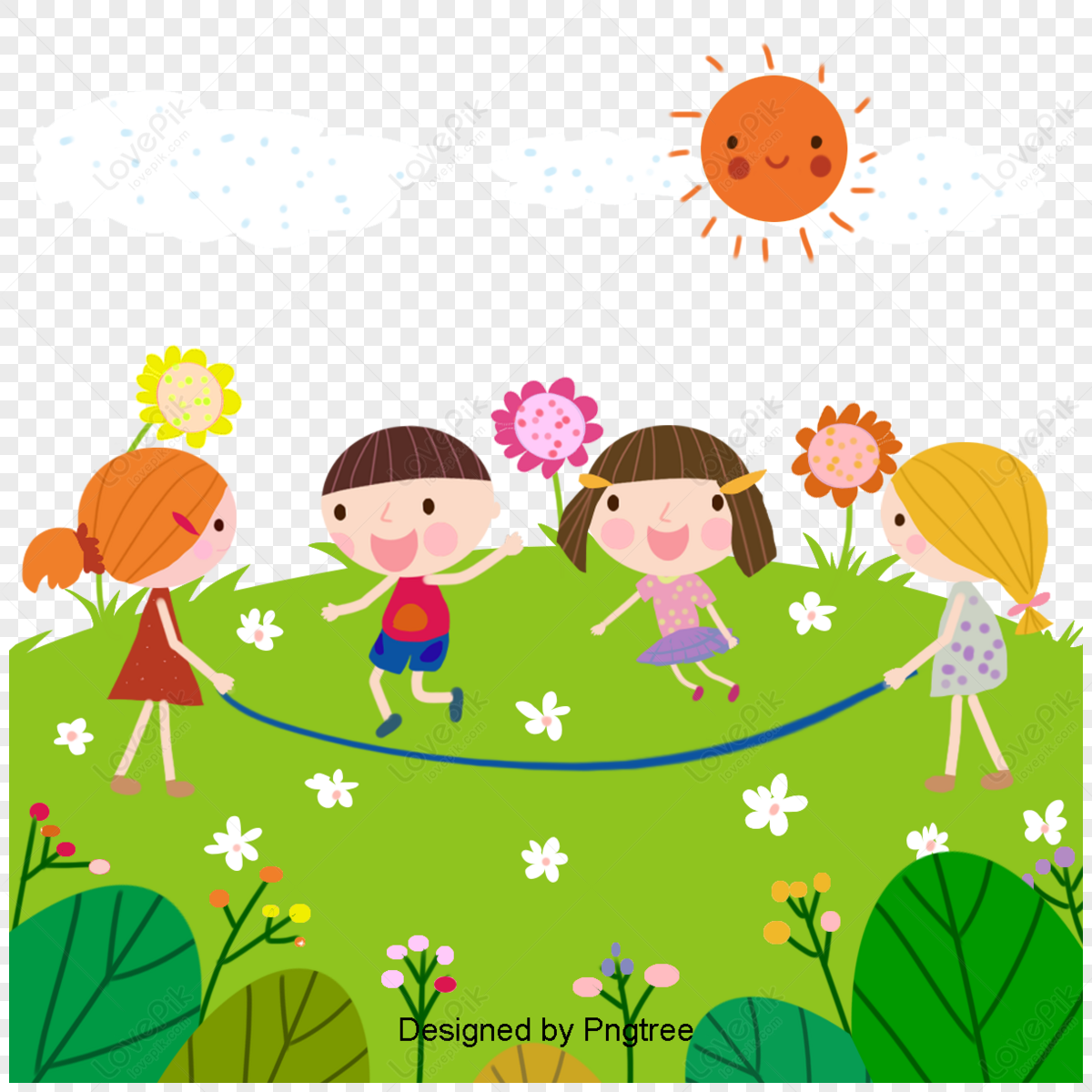 Skipping Cartoon PNG Images With Transparent Background | Free Download ...