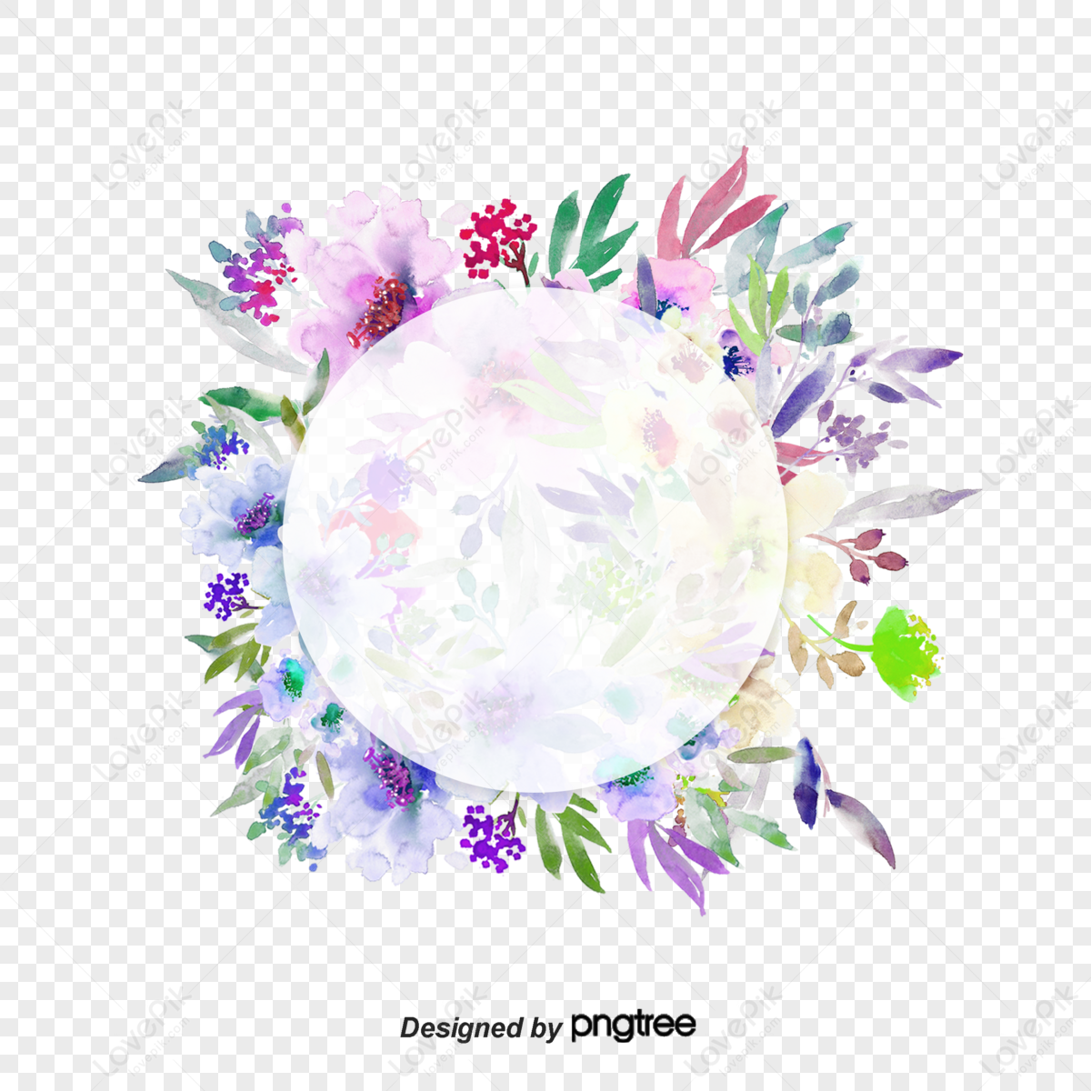 Simple Flower Border PNG Images With Transparent Background