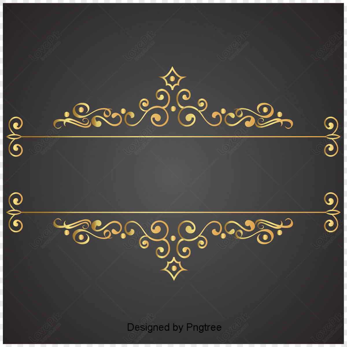 Golden Thai Border,thailand,sense Illustration,abstract Border PNG ...