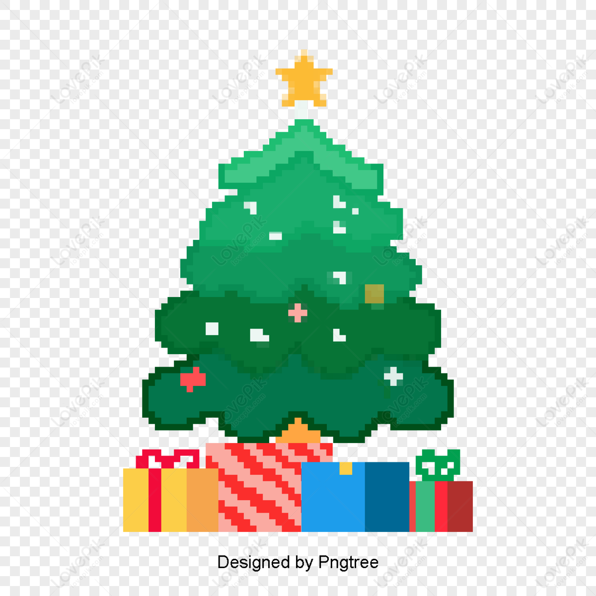 Pixel Trees PNG Images With Transparent Background | Free Download On ...