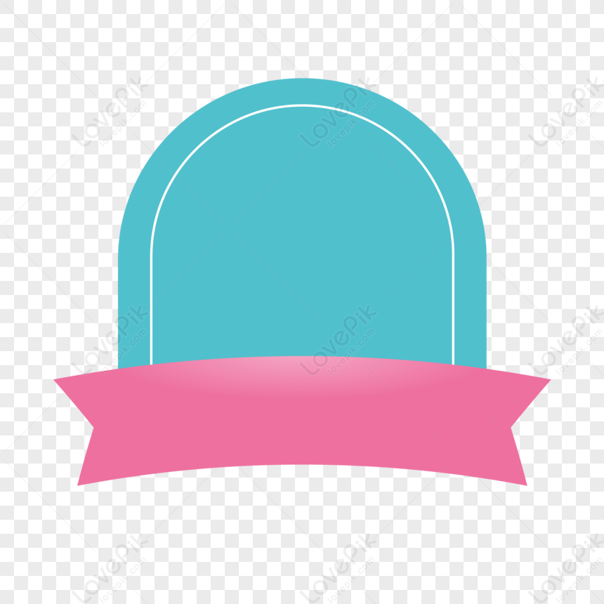 Red-green Badge Arc Ribbon Commercial Banner,arch,business PNG Picture ...