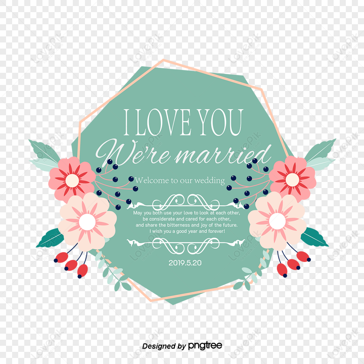 Xiaoqing New Vector Wedding Material Aesthetic Romantic Wedding,thank ...