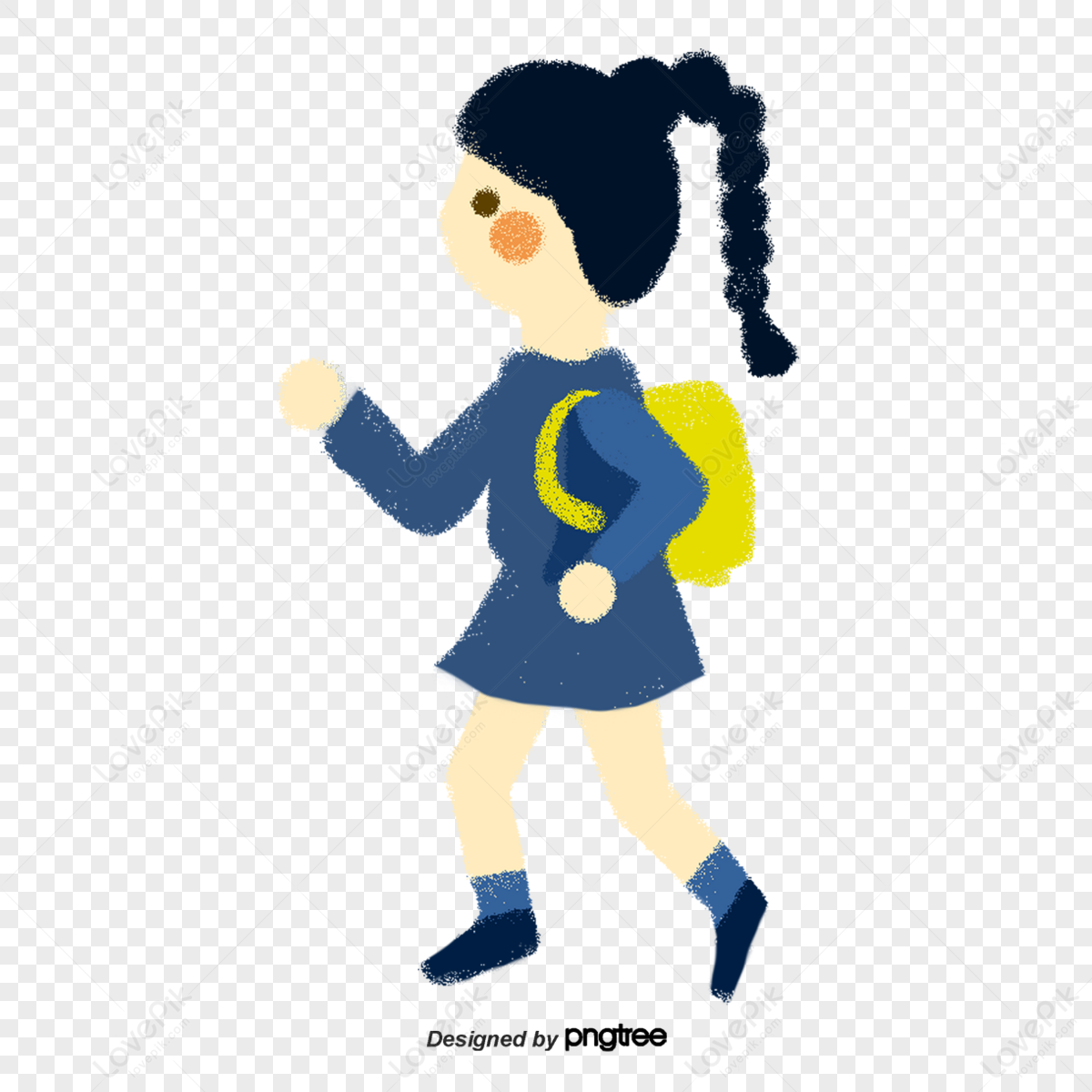 School Uniform Little Girl PNG Images With Transparent Background ...