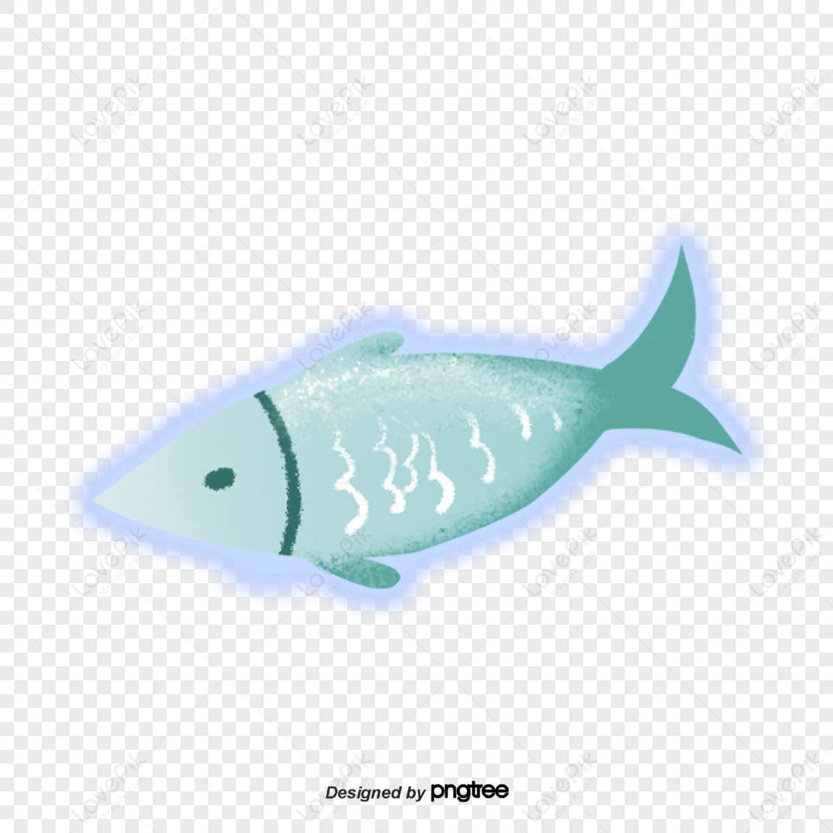 Neon Fish PNG Images With Transparent Background