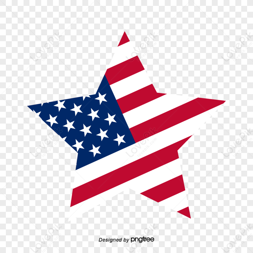 Cartoon American Flag Pentagon,flags,national Flag Day,decoration PNG  Transparent Background And Clipart Image For Free Download - Lovepik
