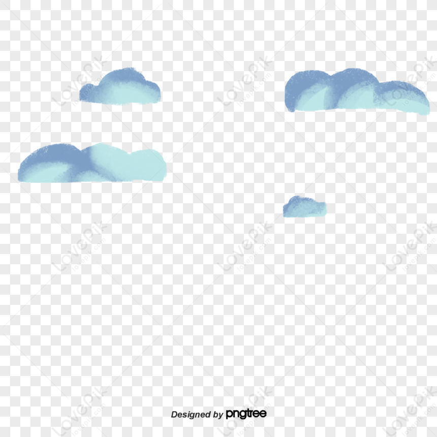 Cartoon Black Cloud Decoration Elements,sky,night,dark Clouds PNG Free ...