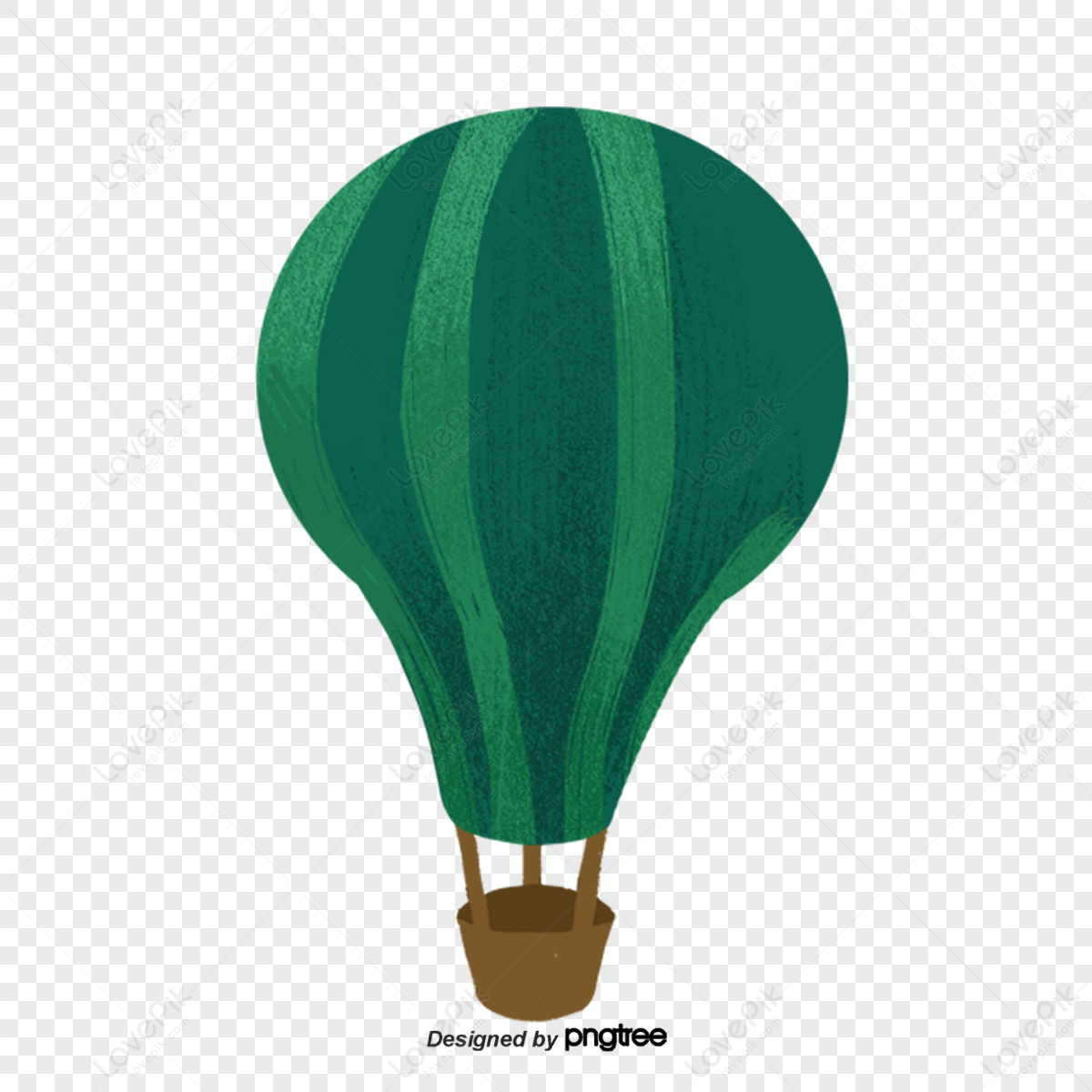 Cartoon Green Hot Balloon,scene,high-altitude,hot-air Balloons PNG Hd ...