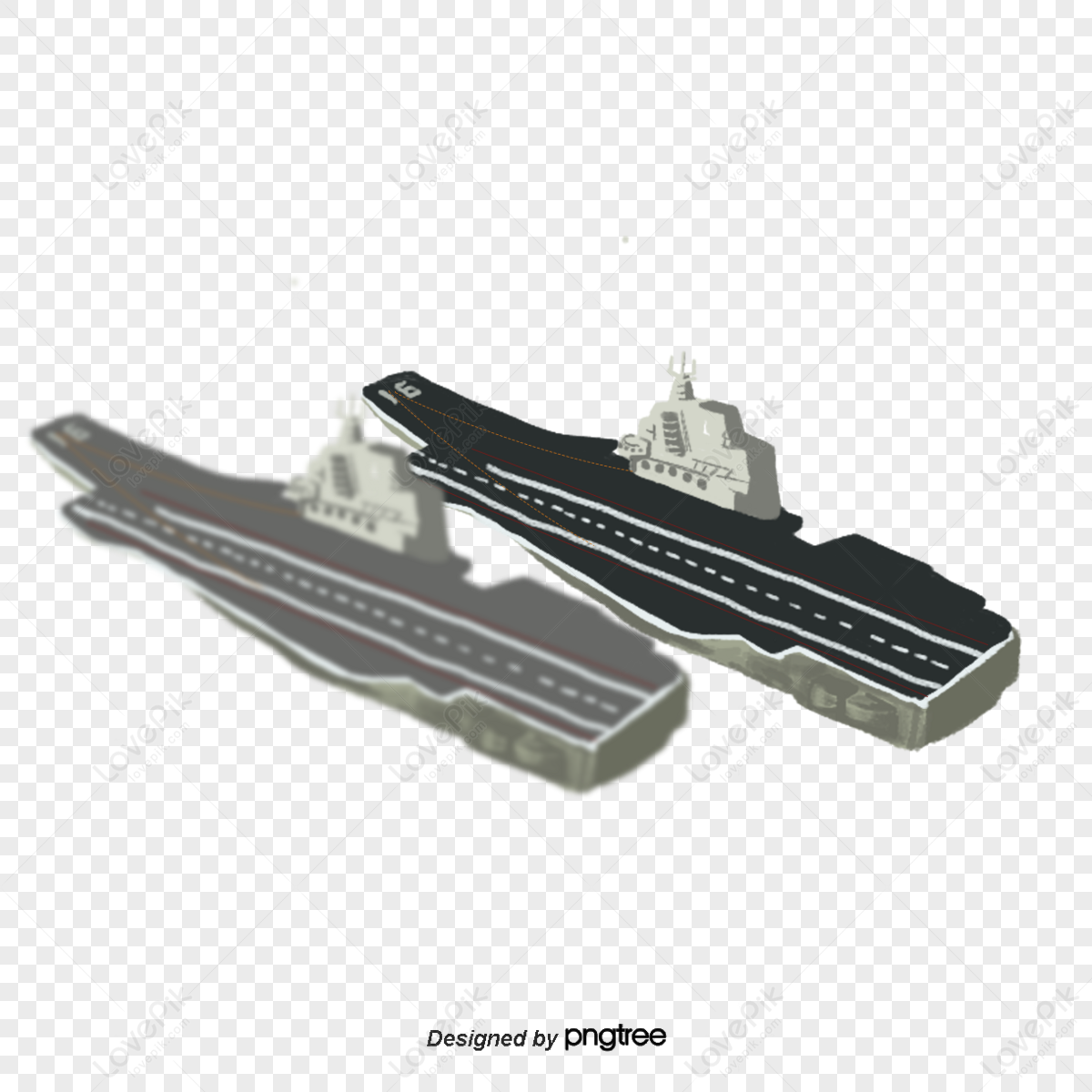 Cartoon grid cruise ship Seaside Road,means of transport,white png image