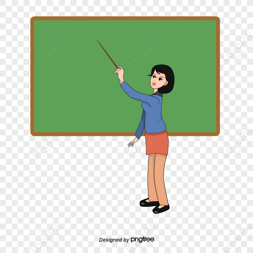 Female Teachers Lecture,asian Women Teachers,blackboard,teaching Stick ...