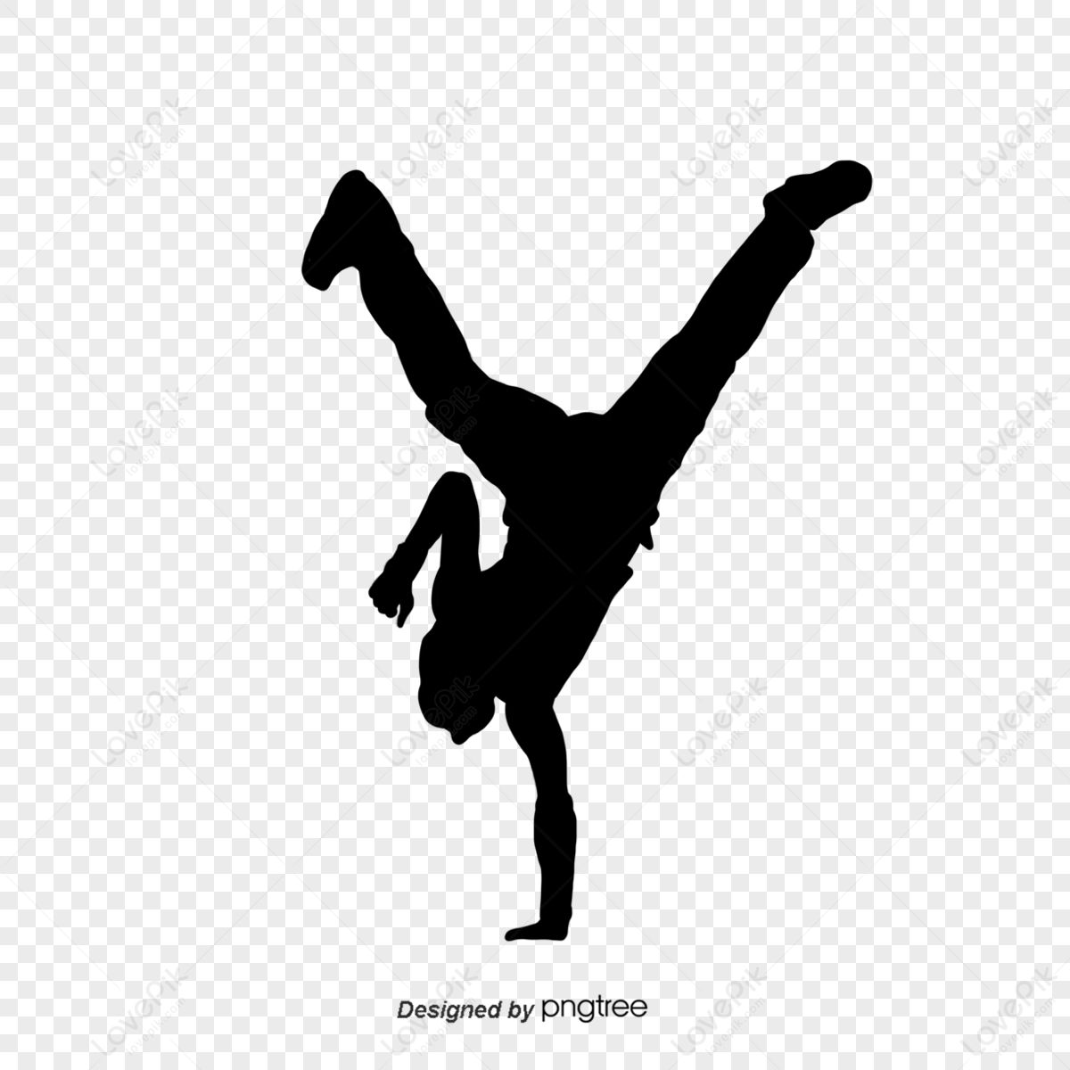 Handstand Silhouette PNG Images With Transparent Background | Free ...