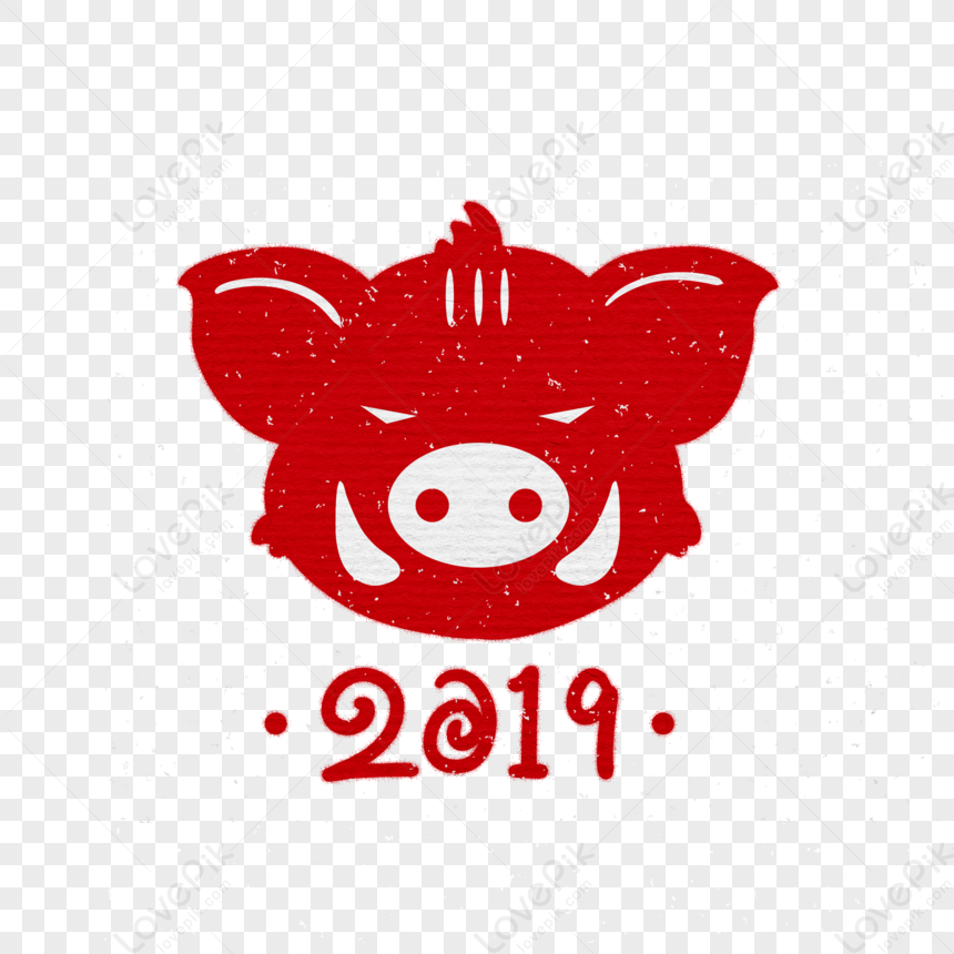 Japanese Cartoon Boar Image Seal,character,graphic,cartoon Images PNG