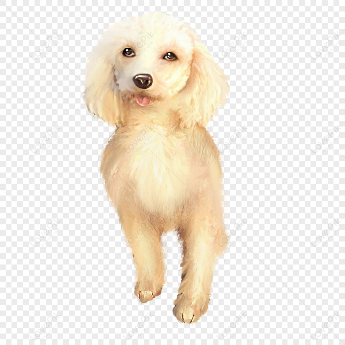 犬の絵 小賢しい