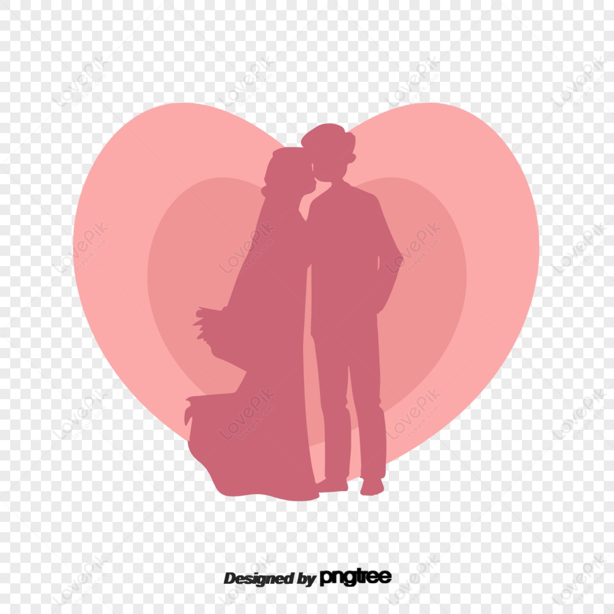 Bride Wedding Silhouette PNG Images With Transparent Background | Free ...