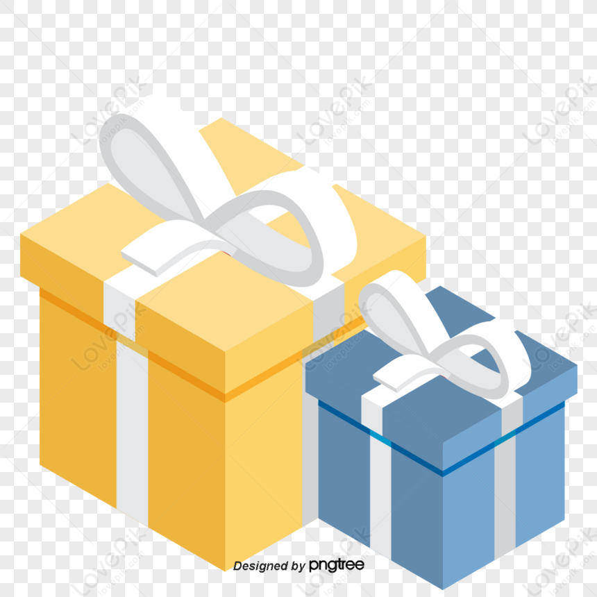 Two Card Ventilated Gift Box,festival,ventilator,cartoon Style PNG ...