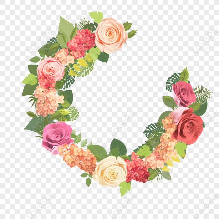Download Flower Photography Wreath Illustration Ring Grass Stock HQ PNG  Image | FreePNGImg