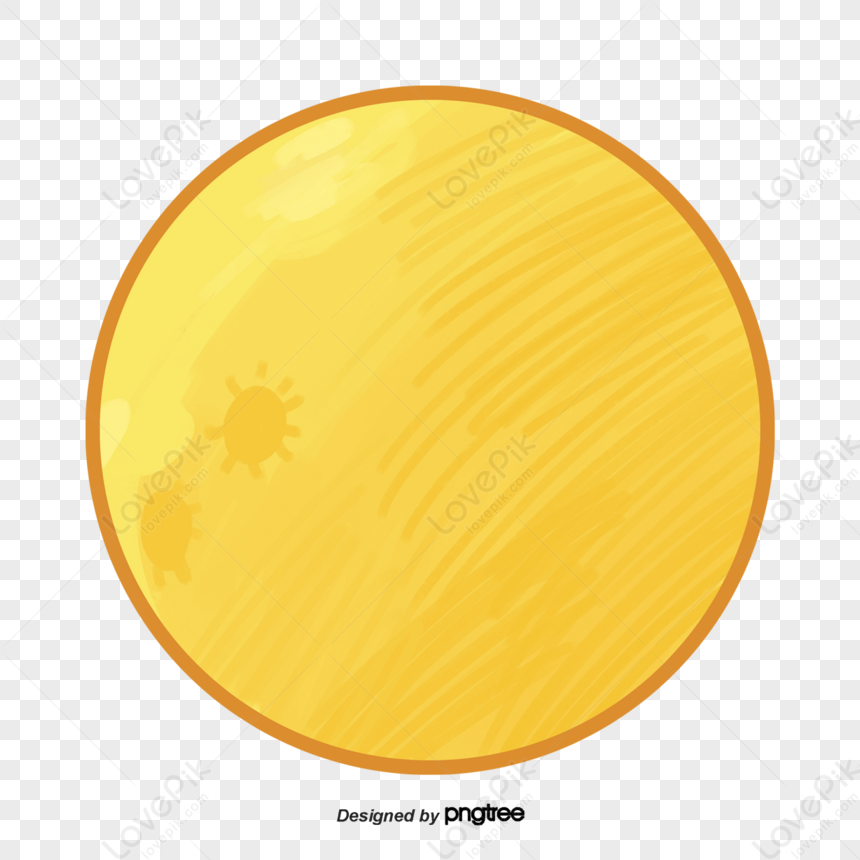 Yellow Cartoon Moon,moonlight,scenes,scene Free PNG And Clipart Image ...