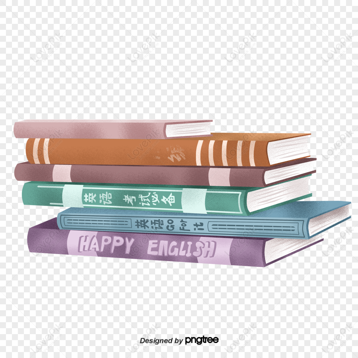 a stack of books in the library,school supplies,school png white transparent