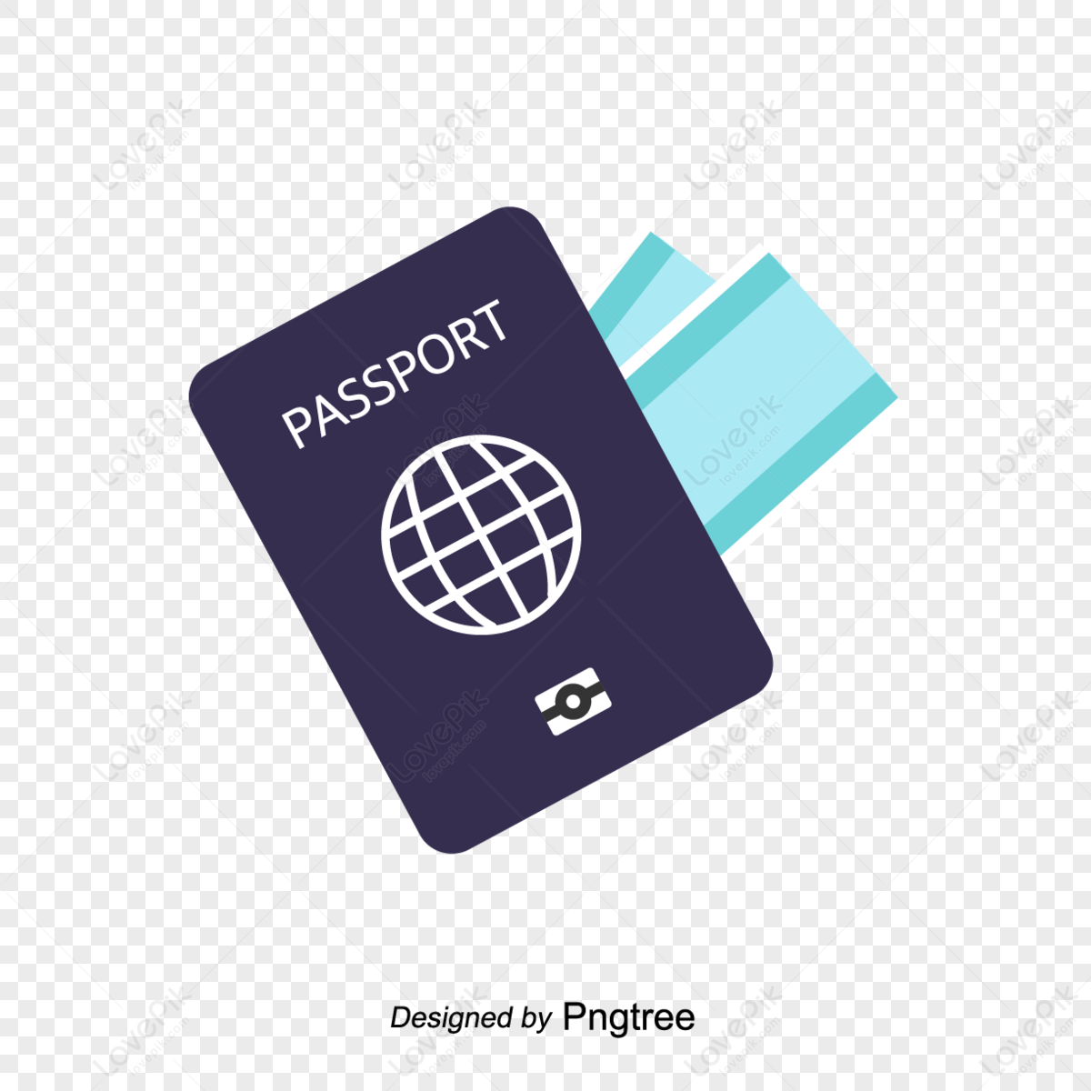 blue passport visa ticket,documentation,collage,station png image