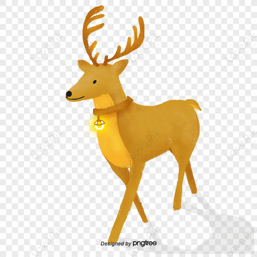 Christmas Animal Elk Bell,animated Bell,western Festival,anime PNG ...