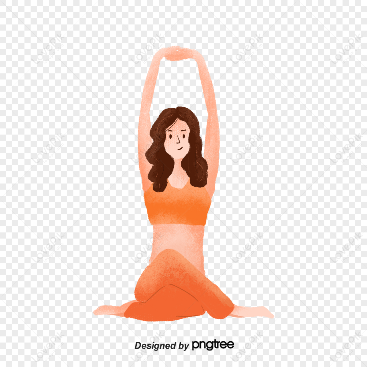 Female Yoga PNG Images With Transparent Background