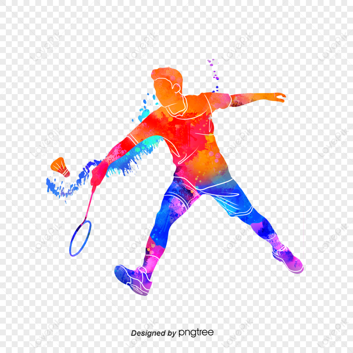 Premium Vector | Badminton logo illustration vector design