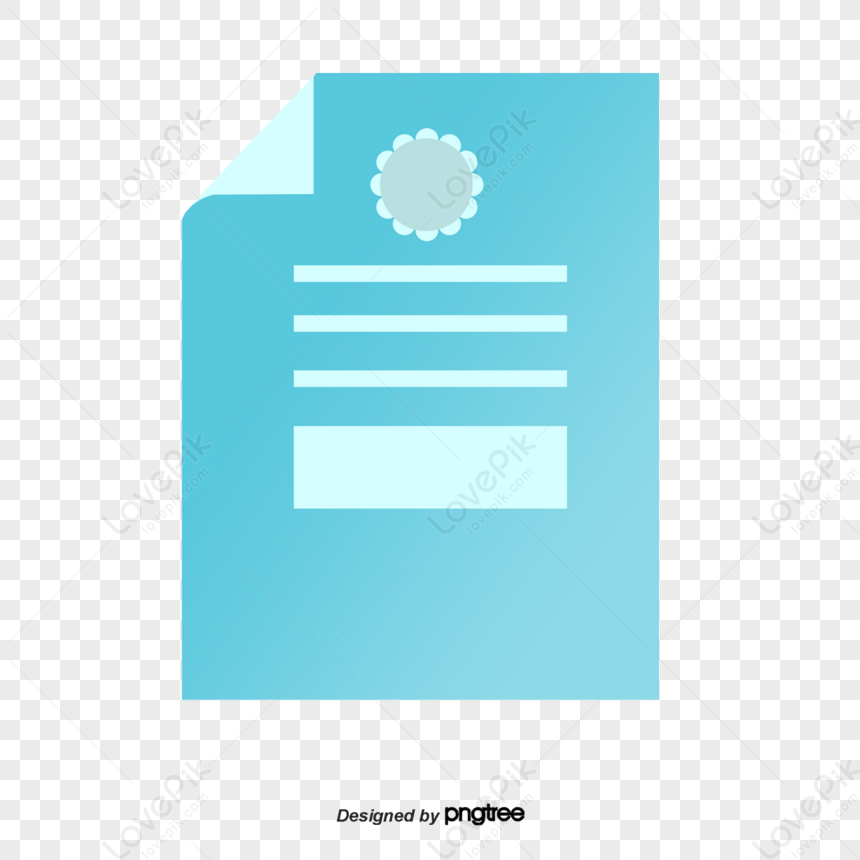 Blue File Paper Information,data,crimp,blue Files PNG Transparent ...