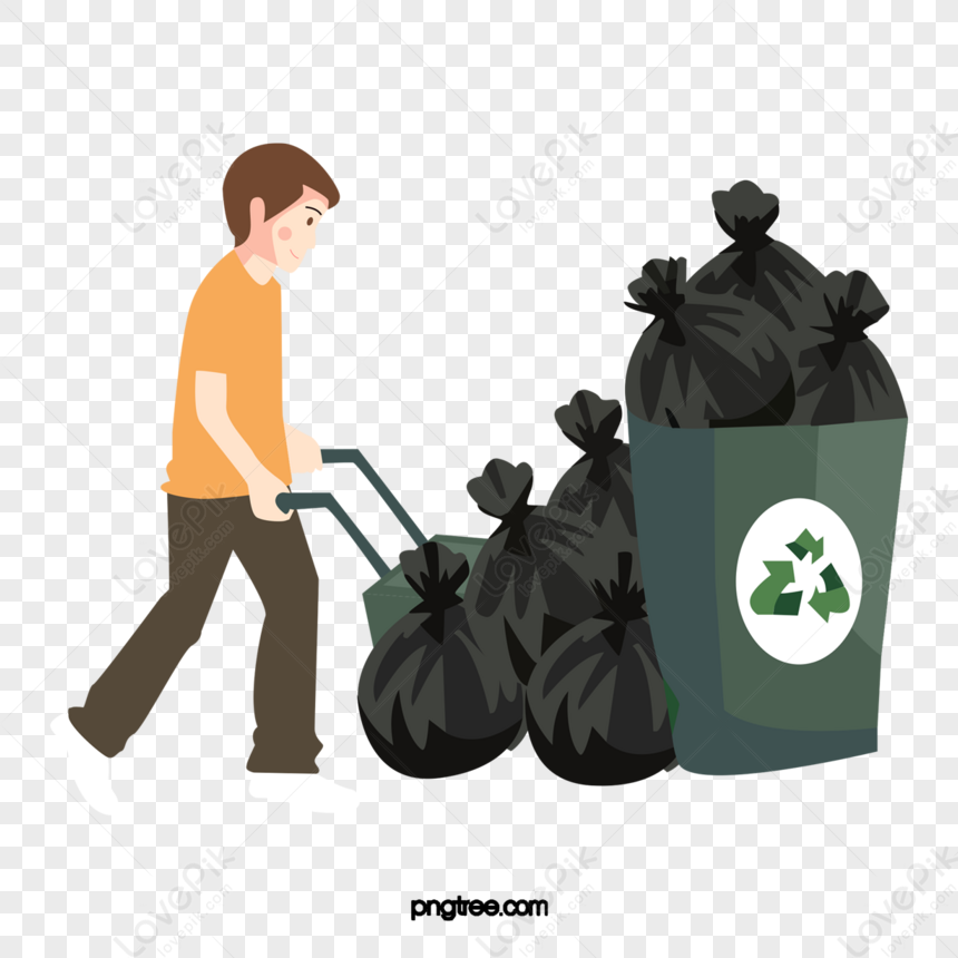 Boysgarbage Truck Dumps Garbage Cans,recycling,litter,protection PNG ...