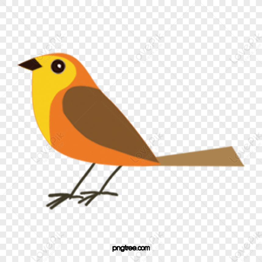 Cartoon Style Animal Birds,poultry,anime,little Bird PNG Image Free ...