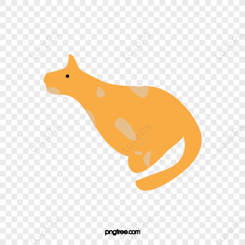 Cartoon Long Tail Orange Spotted Animal,chicken,natural PNG Free ...