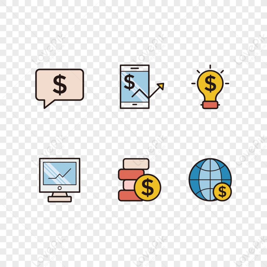 Color Financial Linear Icon,color Icons,linearicons,linear Icons PNG ...