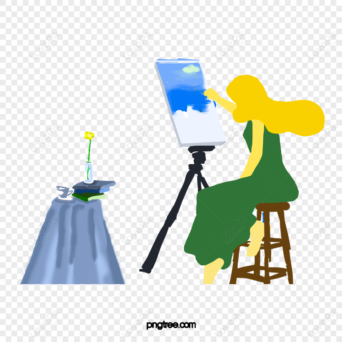 Painting board Illustration 21594626 PNG