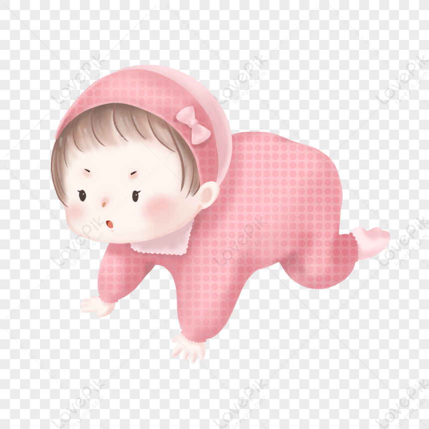 Desenho De Bebê Pintado A Mão PNG , Clipart Dos Desenhos Animados