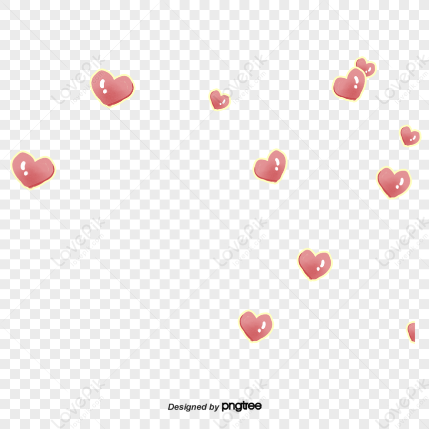 Pink Hearts Are Dancing,float,heart-shaped,dance PNG Hd Transparent ...