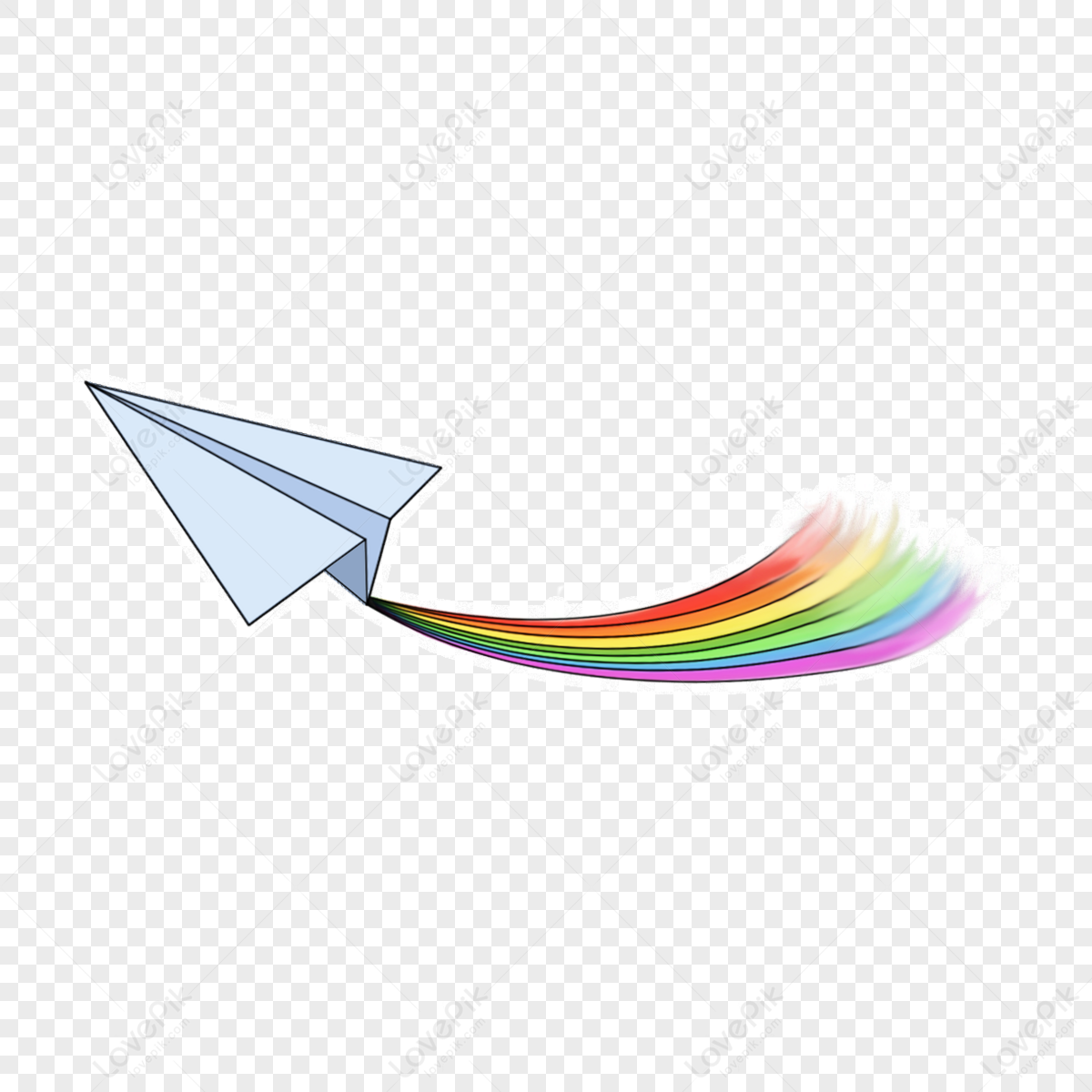 Rainbow Aircraft Travel Sticker,soft,game,transport png free download