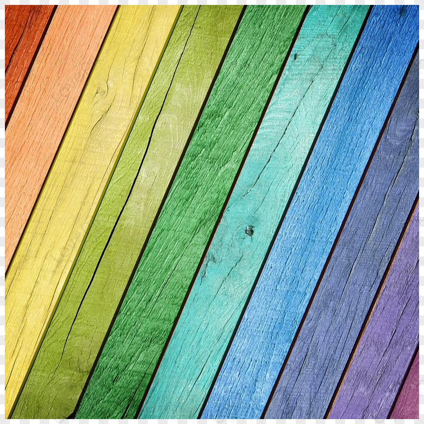 Rainbow Texture Background,rainbow Stripe,wood Texture,board Free PNG ...