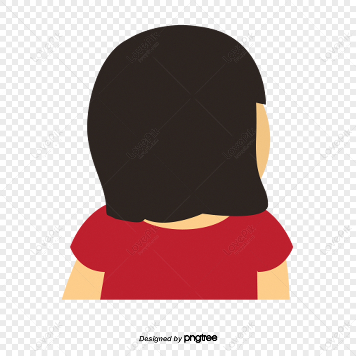 Girls Back, Dark Light, Sitting Woman, Girl Vector PNG Image And Clipart  Image For Free Download - Lovepik