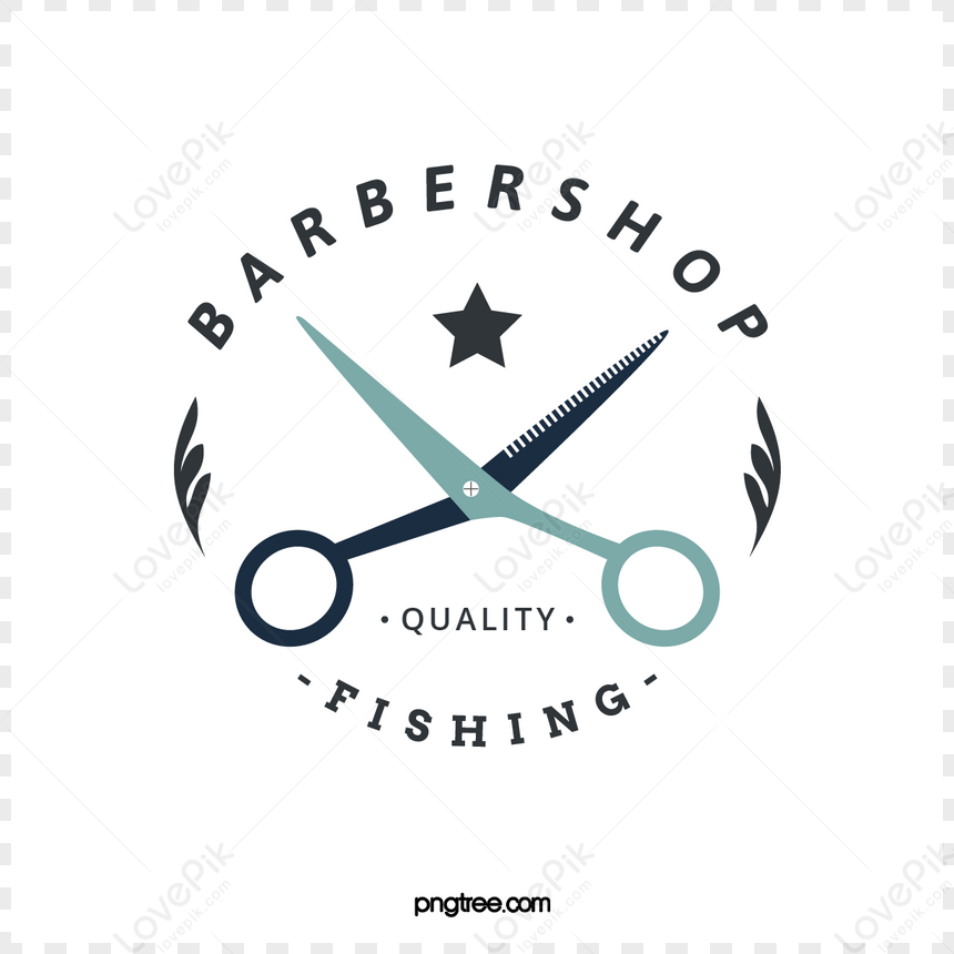 Barbershop Scissors Logo | Scissors logo, Barber shop, ? logo