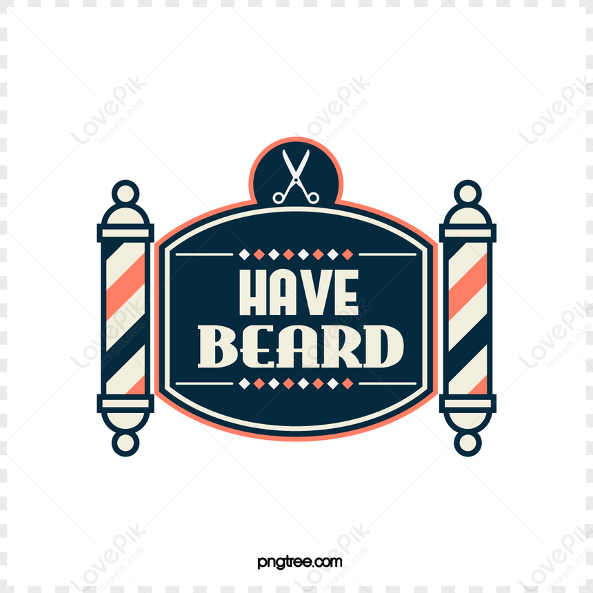 Barbers Logo PNG Picture, Black Barbers Logo Icon, Character, Element,  Company PNG Image For Free Download