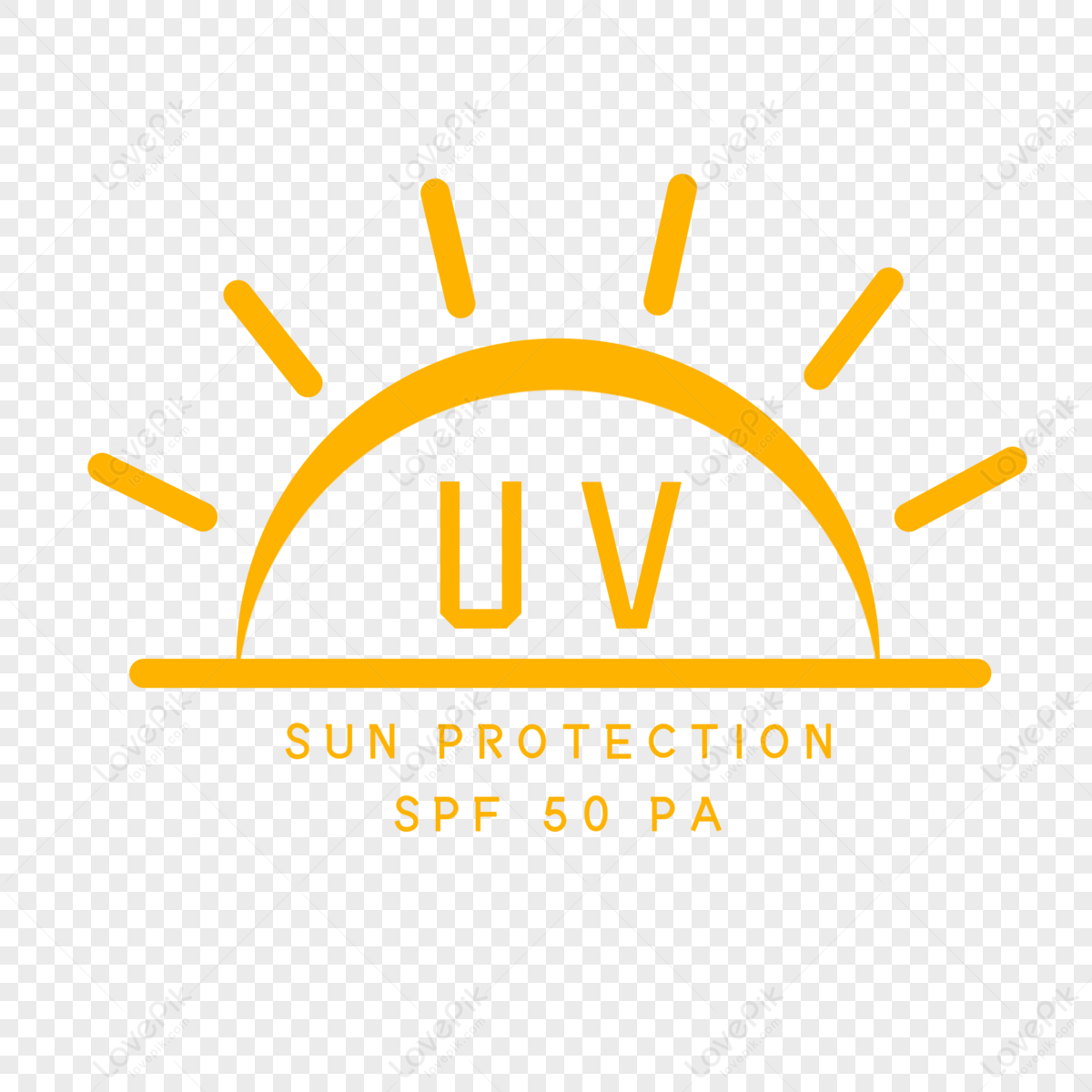 Uv Logo , Uva Uvb and Spf with Orange Color Stock Illustration -  Illustration of icon, human: 71400933