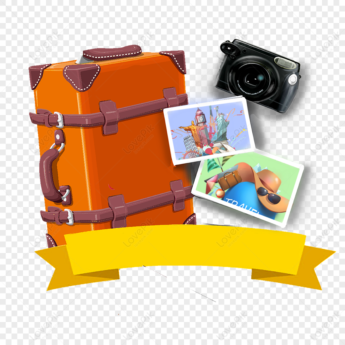 Travel Photo Camera Photo Luggage Elements,trunk,photography png white transparent