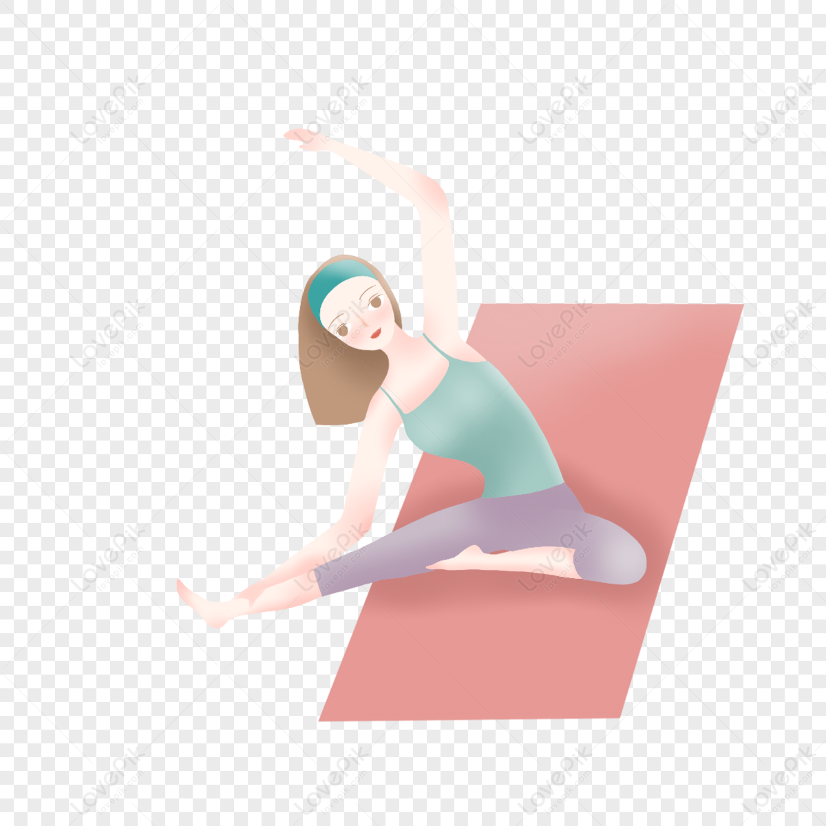 Simple Teenage Yoga Exercise Background Wallpaper Image For Free Download -  Pngtree